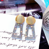 Round Crystal Earing, Women's Jewelry