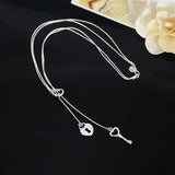 Silver Lovely Necklace, Women's  Jewelry