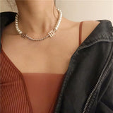Pearls Chain Necklace, Women's Jewelry