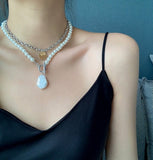 Pearls Chain Necklace, Women's Jewelry