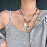 Pearls Chain Necklace, Women's Jewelry