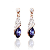 Crystal Water Dropearrings Earrings, Women's Jewelry
