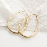 Round GoldEarrings, Women's Jewelry