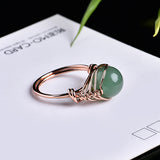Natural Crystal Ring, Women's Jewelry