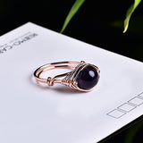 Natural Crystal Ring, Women's Jewelry