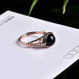 Natural Crystal Ring, Women's Jewelry