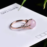 Natural Crystal Ring, Women's Jewelry