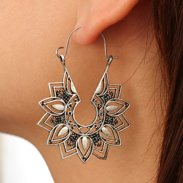 Vintage Ethnic Gypsy Earrings, Women's Jewelry