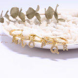 Letter A-Z Earrings, Women's Jewelry