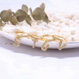 Letter A-Z Earrings, Women's Jewelry