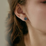 Round Stone Earrings, Women Jewelry