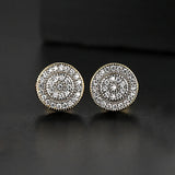 Round Stone Earrings, Women Jewelry