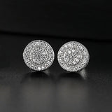 Round Stone Earrings, Women Jewelry