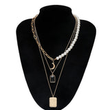 Gothic Short Chain Exaggerated Metal Fashion Love