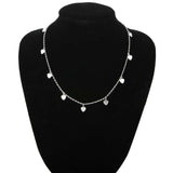Heart & Star Pendant Necklace Choker, Women's  Jewelry