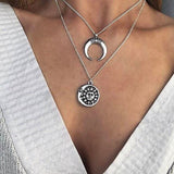 Star & Moon Pendant Necklaces, Women's Jewelry
