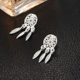 Hollow Dream Catcher Necklace/Earrings/Ring/Bracelet Set, Women's Jewelry