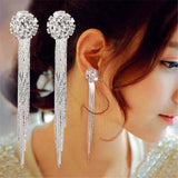 Crystal Tassel Earrings Earrings For Women's Jewelry