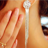 Crystal Tassel Earrings Earrings For Women's Jewelry