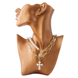 Boho Pearls Choker Necklace, Women's  Jewelry