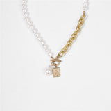 Pearl Angel Pendant Necklace, Women's Jewelry