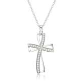 Silver Necklace & Cross Pendant, Men's  Jewelry