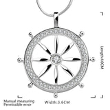 Silver Necklace & Cross Pendant, Men's  Jewelry