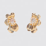 Fashion Crystal Pearls Earrings, Women's Jewelry