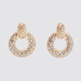 Fashion Crystal Pearls Earrings, Women's Jewelry