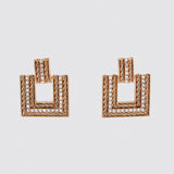 Fashion Crystal Pearls Earrings, Women's Jewelry