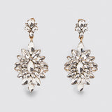 Fashion Crystal Pearls Earrings, Women's Jewelry