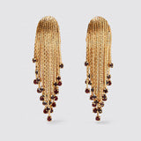 Fashion Crystal Pearls Earrings, Women's Jewelry