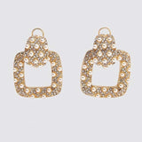 Fashion Crystal Pearls Earrings, Women's Jewelry