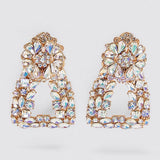 Fashion Crystal Pearls Earrings, Women's Jewelry