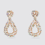 Fashion Crystal Pearls Earrings, Women's Jewelry