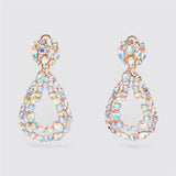 Fashion Crystal Pearls Earrings, Women's Jewelry