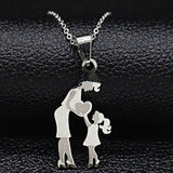 Mom & Daughter Necklace,Mother's Day Gift