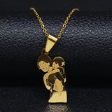 Mom & Daughter Necklace,Mother's Day Gift