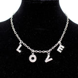 Letter Choker Necklace, Women's Jewelry