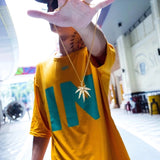 Leaf Pendant Necklace, Men's Jewelry