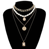 Gothic Short Chain Exaggerated Metal Fashion Love