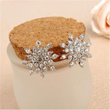 Crystal Snow Flake Earing, Women Jewelry