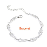 Flame Necklaces Bracelets Set , Women's Jewelry