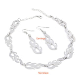 Flame Necklaces Bracelets Set , Women's Jewelry