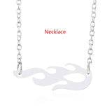 Flame Necklaces Bracelets Set , Women's Jewelry
