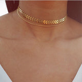 Multi Arrow Choker Necklace, Women's  Jewelry