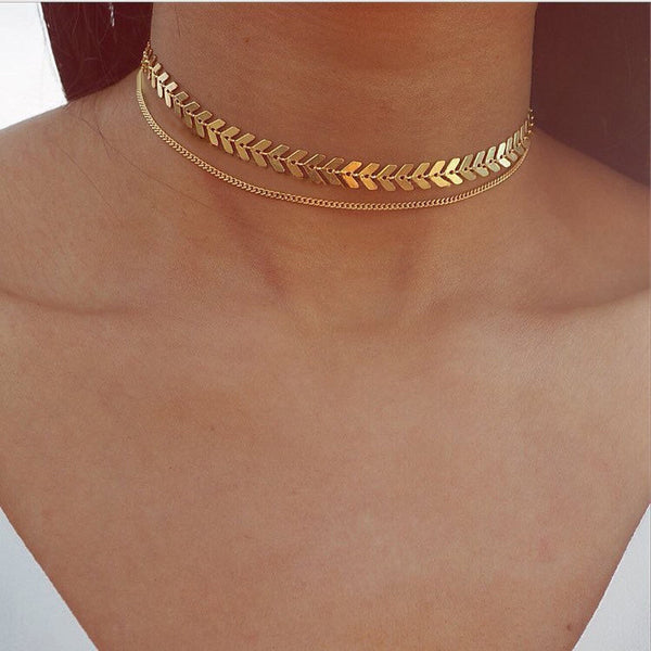 Multi Arrow Choker Necklace, Women's  Jewelry
