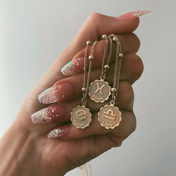 Twelve Horoscope Chain Pendant & Necklace, Women's Jewelry