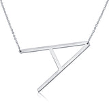 Letter Pendants Necklace, Women's Jewelry