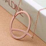 Letter Pendants Necklace, Women's Jewelry
